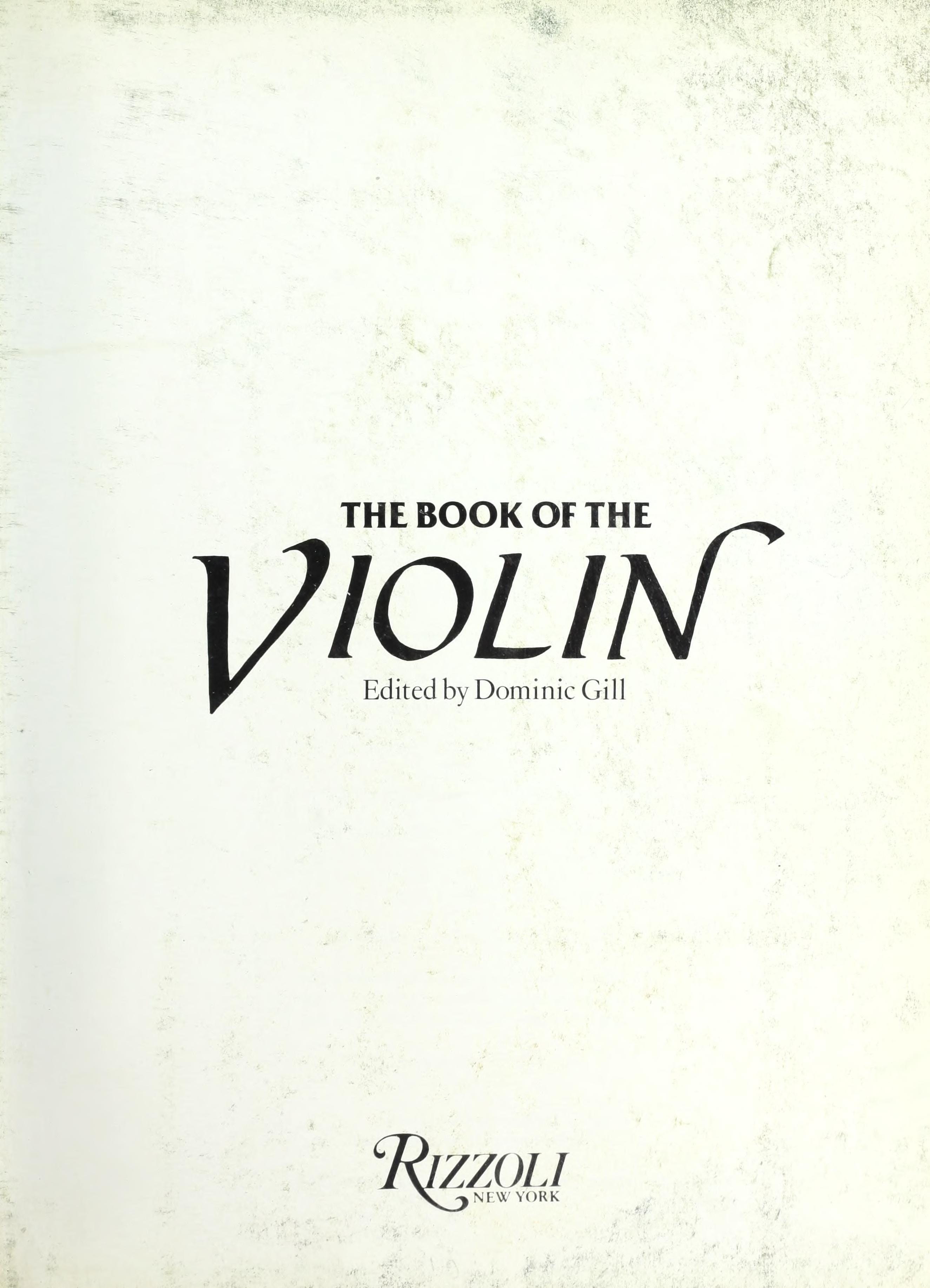 The Book of The Violin