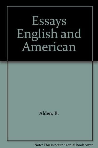 Essays English and American