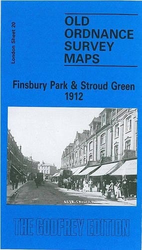 Finsbury Park 1912: London Sheet 020.3 (Old O.S. Maps of London)