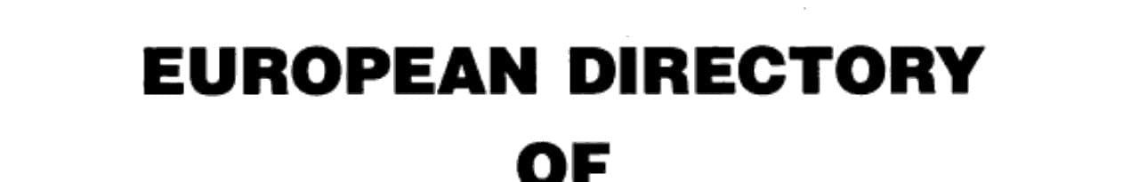 European Directory of Agrochemical Products