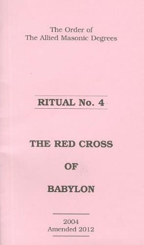 Allied Masonic Degrees Ritual No 4