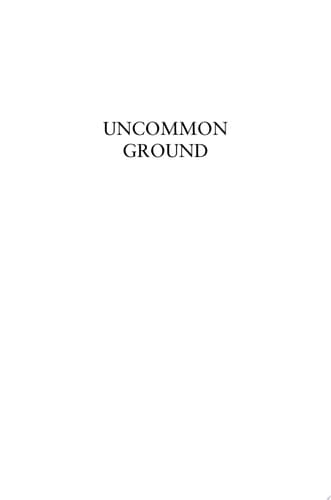Uncommon Ground White Women in Aboriginal History