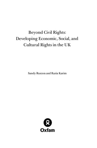 Beyond Civil Rights