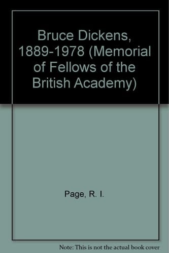 Bruce Dickins 1889-1978