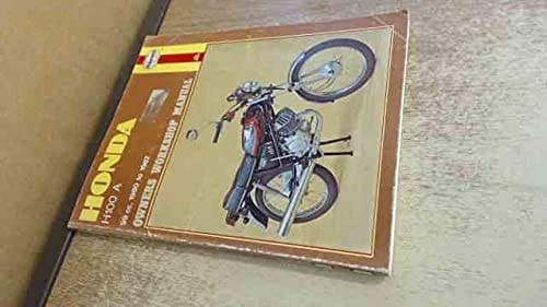 Honda H100A Singles Owners Workshop Manual