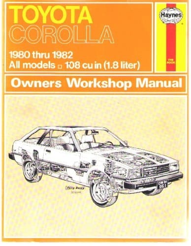 Toyota Corolla Owners Workshop Manual