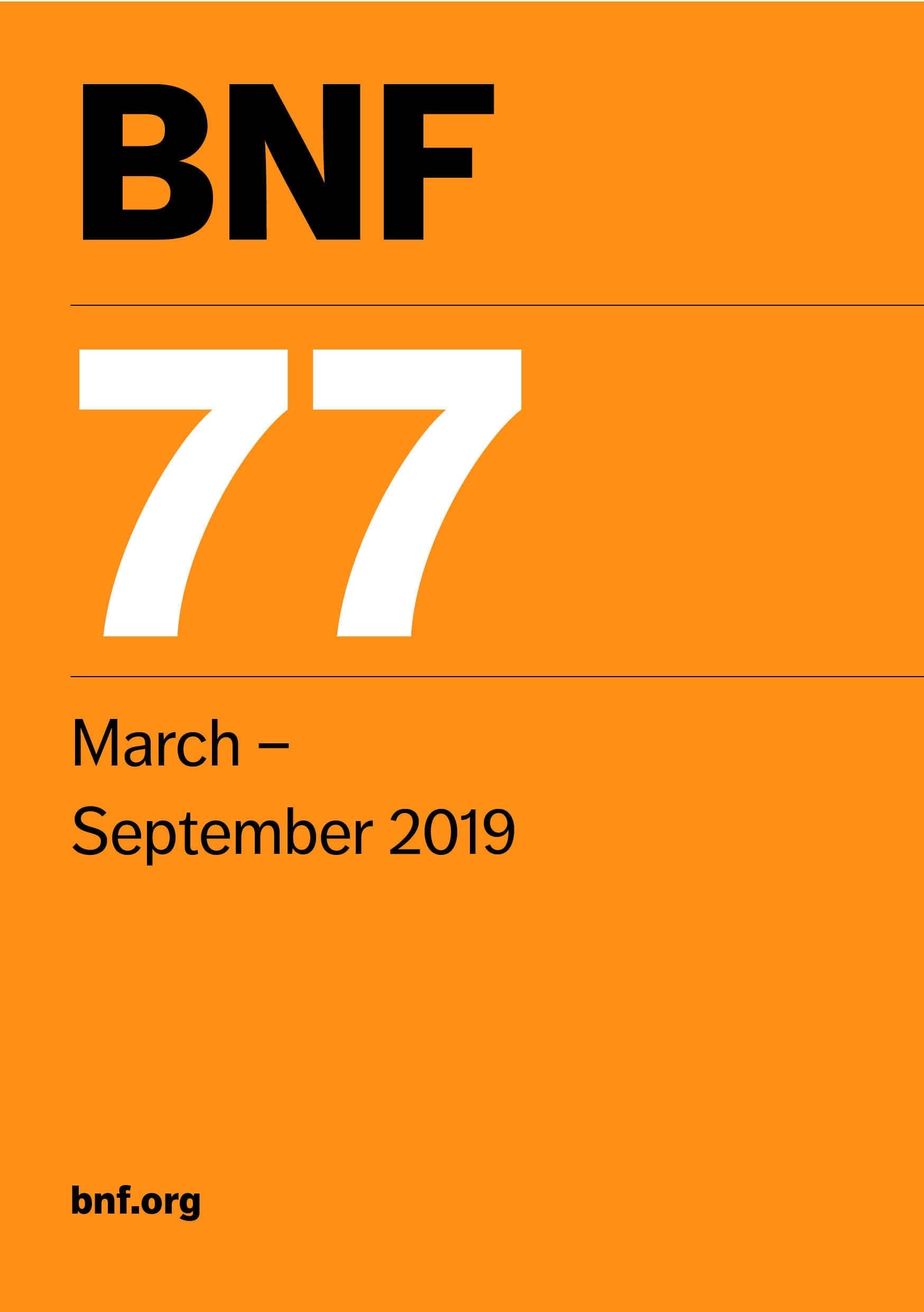 BNF 77 March 2019 - September 2019