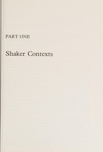 Locating the Shakers: Cultural Origins and Legacies of an American Religious Movement (Exeter Studies in American & Commonwealth Arts)