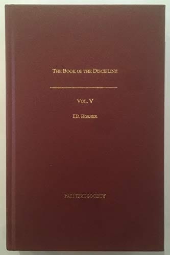 Book of the Discipline (Sacred Books of the Buddhists)
