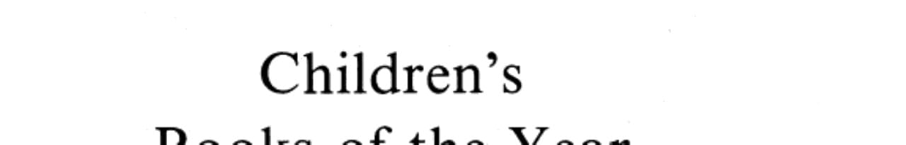 Children's Books of the Year 1980