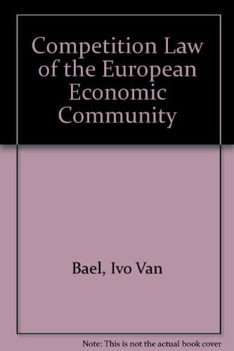 Competition Law of the EEC