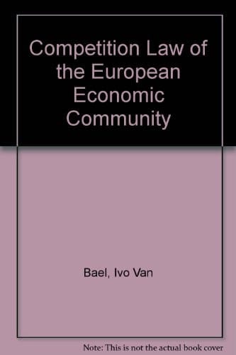 Competition Law of the European Community