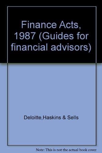 1987 Finance Acts
