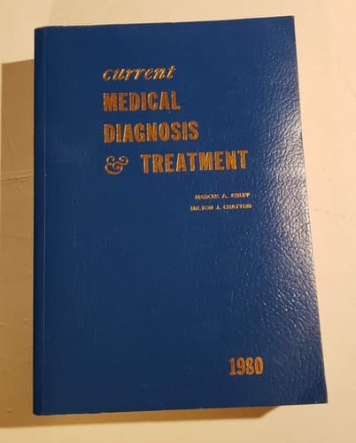 Current medical diagnosis & treatment, 1980