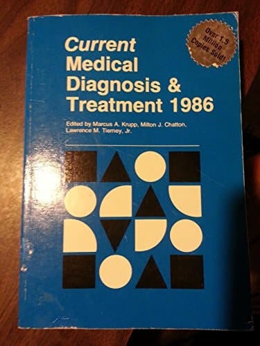 Current Medical Diagnosis & Treatment 1986