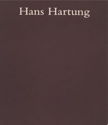 Hans Hartung Paintings, 1971-1975 : [exhibition], October 16, 1975-January 4, 1976 : [catalogue].