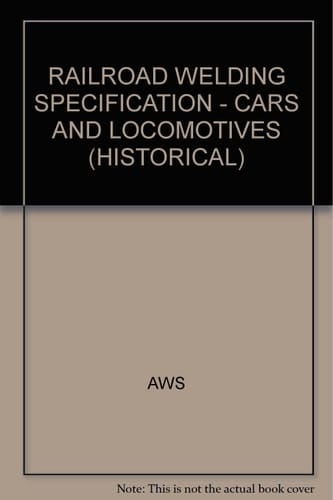 Railroad Welding Specification Cars and locomotives