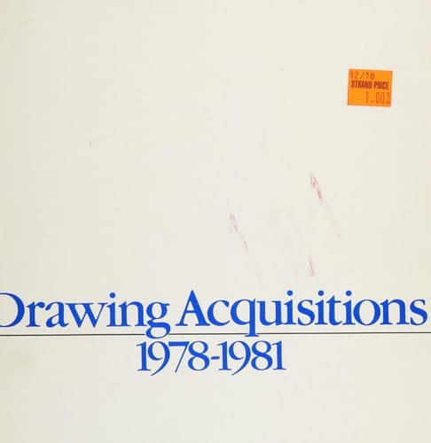 Drawing Acquisitions, 1978-1981