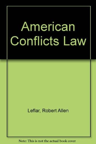 American Conflicts Law, Fourth Edition, 1986