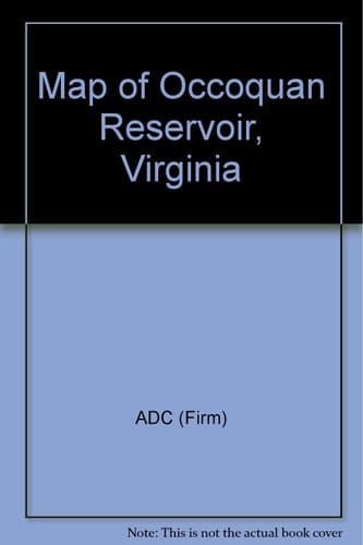 Map of Occoquan Reservoir, Virginia