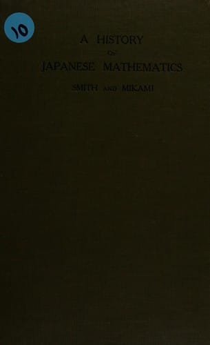 History of Japanese Mathematics