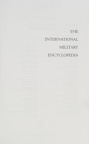 The International Military Encyclopedia