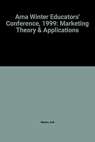 Marketing Theory and Applications