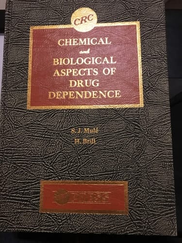 Chemical & Biological Aspects of Drug Dependence