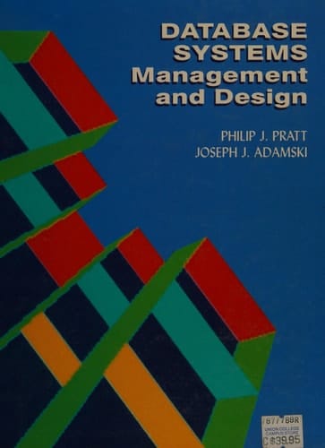 Database systems: Management and design
