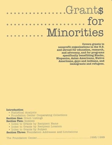Grants for Minorities 1998-1999