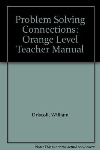 Problem Solving Connections, Grade 3 Orange Level Teacher Manual