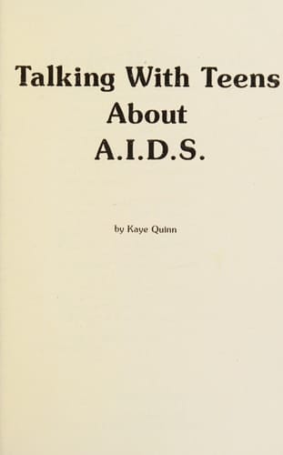 Talking with Teens about A.I.D.S.
