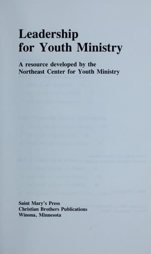 Leadership for Youth Ministry