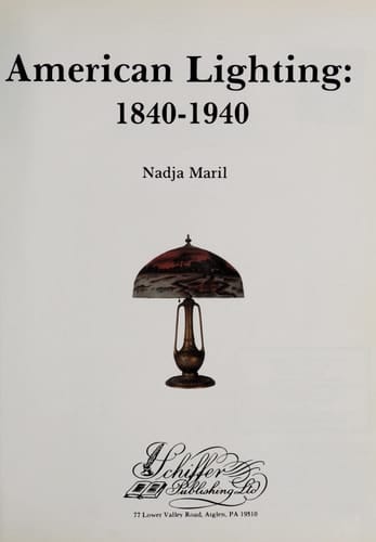 American Lighting 1840-1940