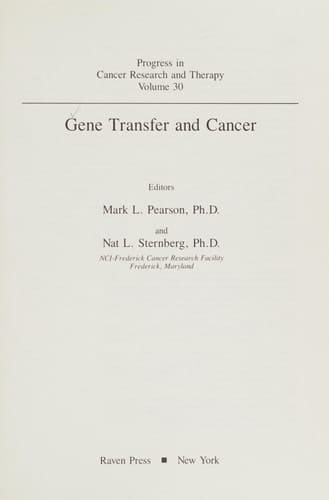 Gene Transfer and Cancer