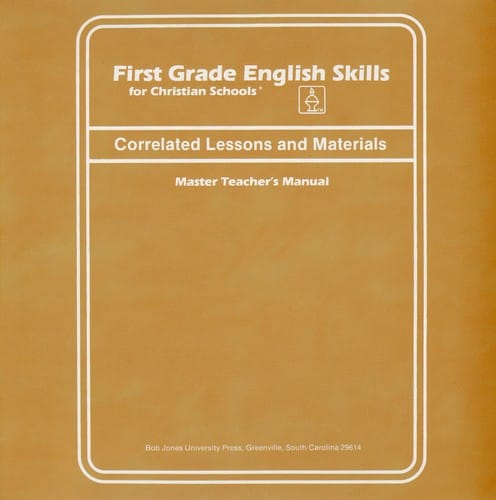 First Grade English Skills for Christian Schools