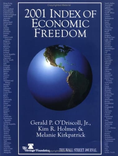 2001 Index of Economic Freedom