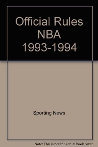 Official Rules NBA 1993-1994