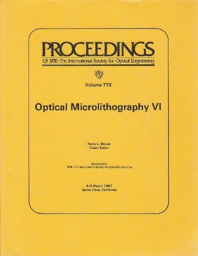 Optical Microlithography VI (Proceedings of Spie)