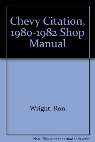 Chevy Citation 1980 Shop Manual