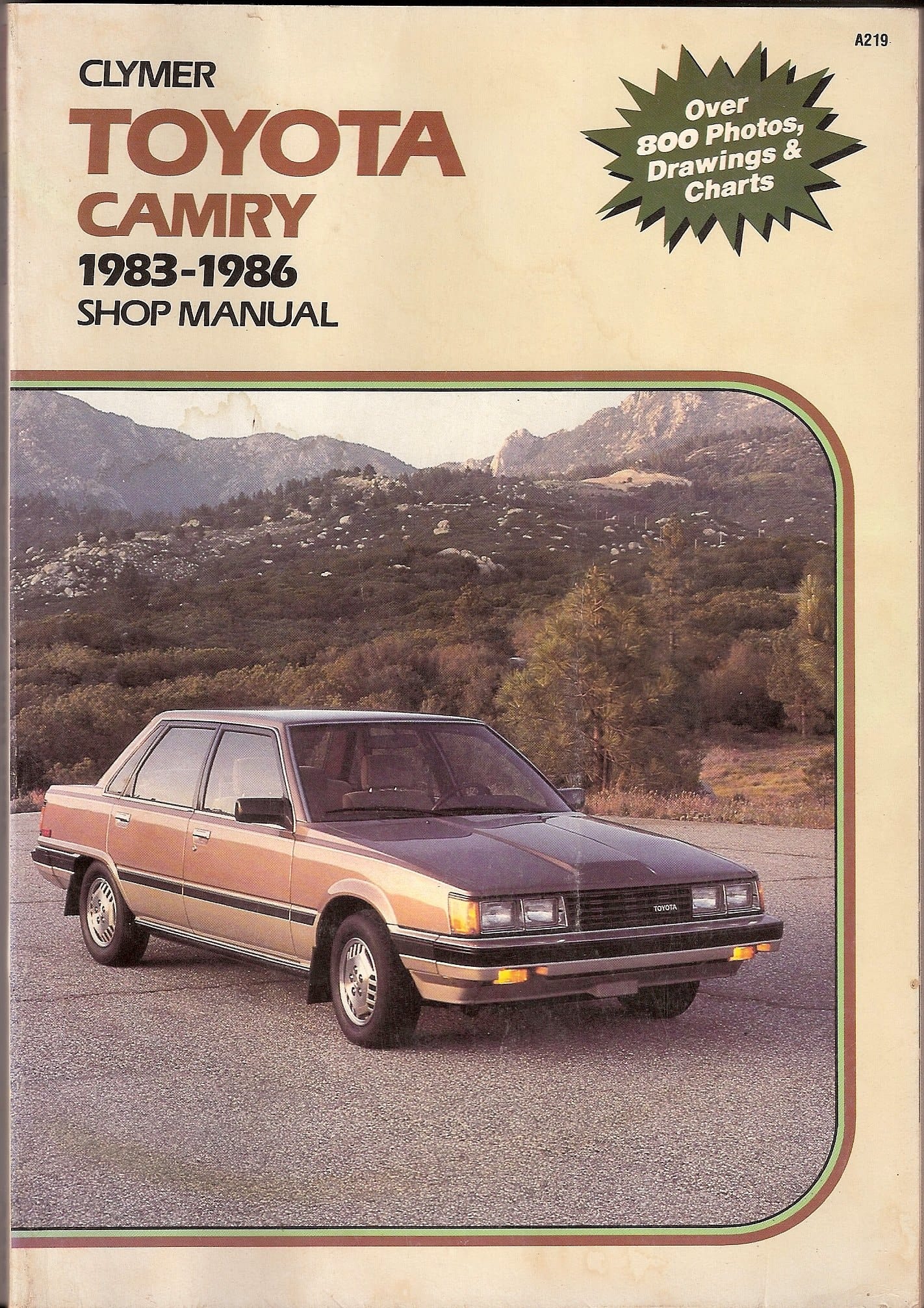 Toyota Camry, 1983-1986 Shop Manual