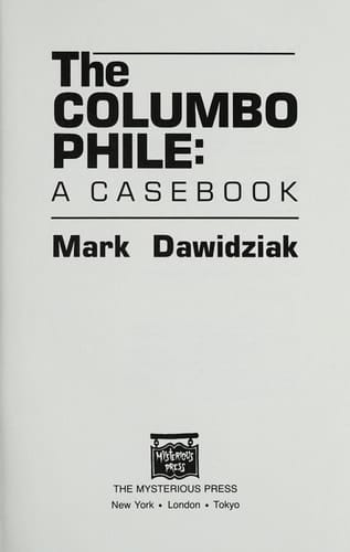 The Columbo Phile A Casebook