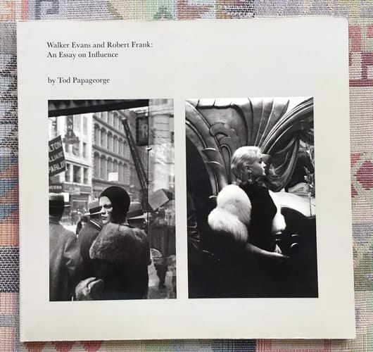 Walker Evans and Robert Frank, an essay on influence
