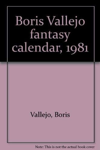 Boris Vallejo Fantasy Calendar, 1981