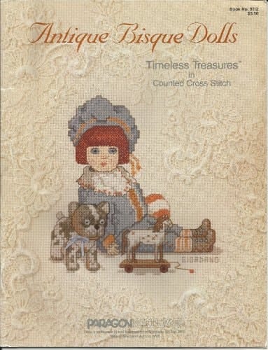 Antique Bisque Dolls (Timeless Treasures in Counted Cross Stitch) 5112
