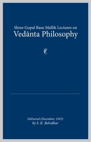 Vedanta Philosophy