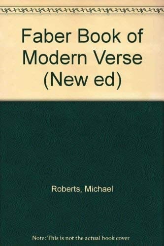 The Faber Book of Modern Verse