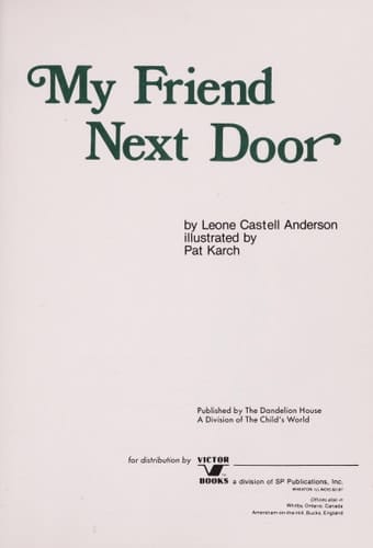My Friend Next Door