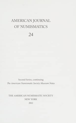 American Journal of Numismatics