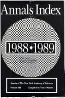 Annals Index, 1988/1989